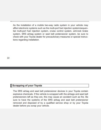 toyota kluger 2011 2012 & 2013 owners manual rhd
